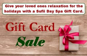 Christmas Spa Gift Card | Sufii Day Spa | Orlando Florida